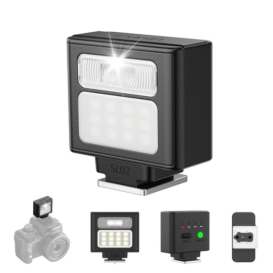 SL02 Spark Lite Camera Flash – Mini Portable 6500K TTL & HSS Photography & Video Light for Sony, Canon, Nikon, Panasonic