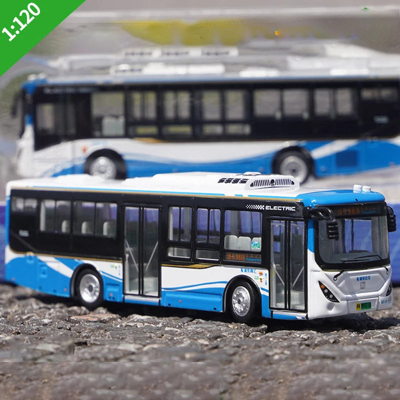 1 120 Scale Shanghai City Tour Bus Diecast Model Vehicle