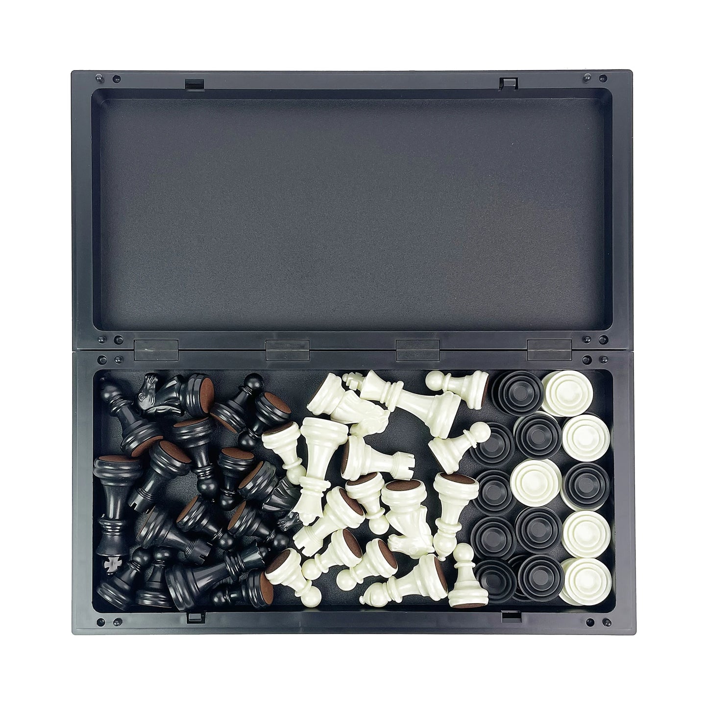31.8cm 2 in 1 Foldable Magnetic Chess & Checkers Set
