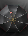 Light Luxury UV Protection Umbrella with Red Scorpions Handle Creative Design Waterproof Folding Umbrella