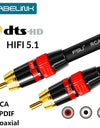 Digital Audio Coaxial RCA Cable SPDIF Cable Premium Stereo Audio Rca to Rca Male Speaker Hifi Subwoofer Cable AV TV 1m 2m 3m 5m