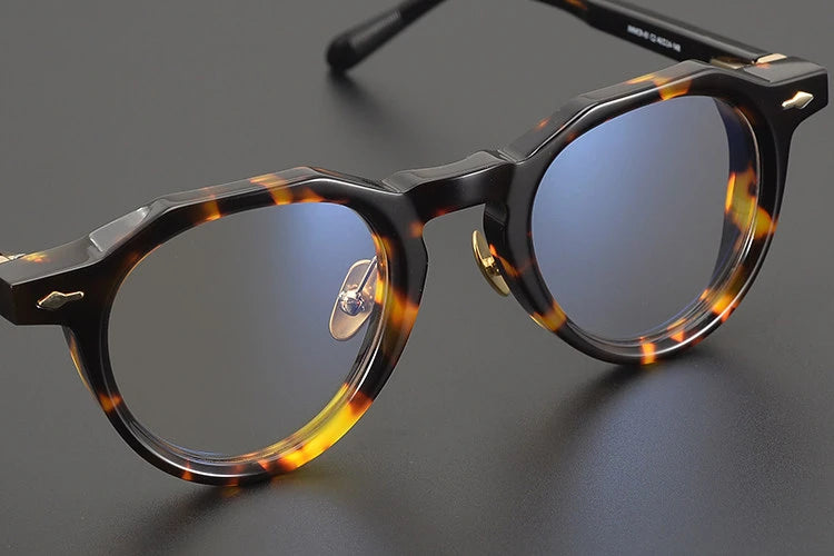 Vintage Oval Acetate Optical Eyeglasses Frame