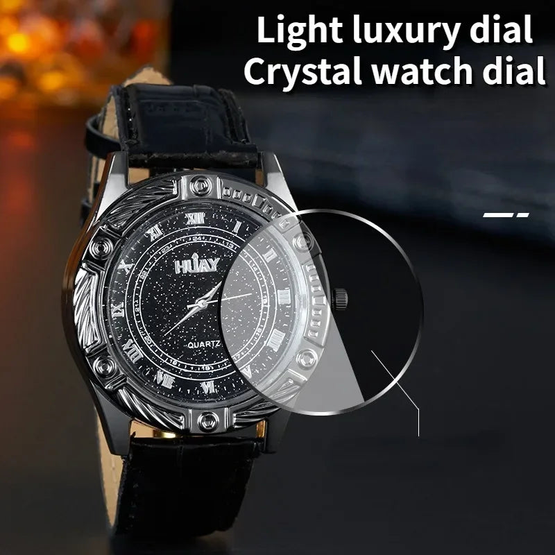 Rechargeable Metal Creative Watch Lighter Cool Trend Tungsten Filament Cigarette Lighter Men's Gift Cigarette Accessories