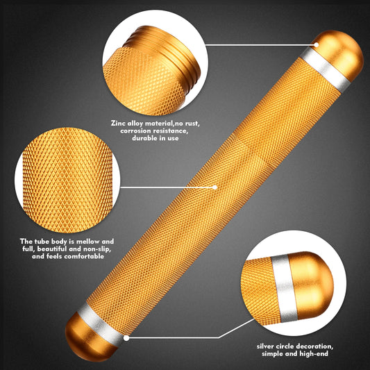 Scotte Aluminum Humidor Cigar Tube Storage, Moisture-Proof Cigar Case, Smoking Accessories
