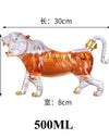 Handsome tiger shaped animal lead-free glass bottle wine decanter barware whiskey decanter for Liquor Scotch Bourbon