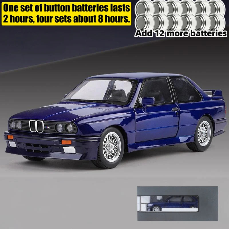 1:24 M3 E30 IM Alloy Miniature Car Diecast Metal Model Collection Hobbies Birthday Present With Friend Decoration Classic Car GT