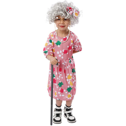 Party Performance Costumes Grandma Cosplay Role-playing Costumes Halloween Children Performance Costumes