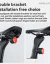 ROAD TO SKY Bicycle Taillight Smart Brake Vibrate Sensing Bike Rear Light Waterproof Type-C MTB Road Cycling Tail Light