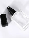 10pcs 15ML Wholesale Portable Travel Flat Square Transparent Atomizer Fine Mist Spray Perfume Empty Glass Refillable Bottles