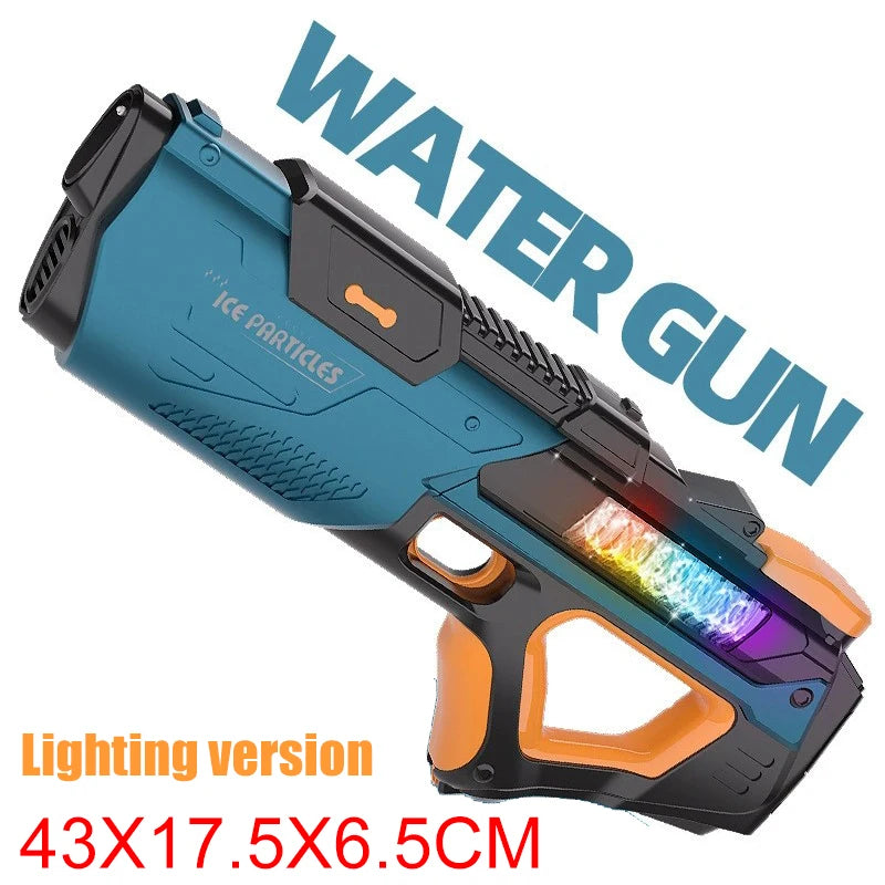 Full Electric Automatic Water Storage Gun – Portable Rechargeable Water Blaster for Summer Outdoor Play