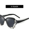 Trend Women Irregular Frame All-match Fashion Sunglasses Metal Hinge Electroplating Technology