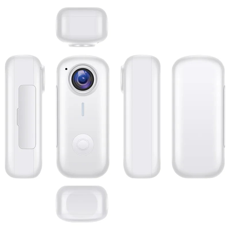 Pocket 2K Mini Magnetic Wearable Action Camera 120 Degree Wide Angle WIFI Hands Free Thumb Cam for Cycling Vlog Outdoor Recording