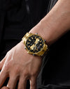 Men's Watch Luxury Waterproof Sport Chronograph Quartz Wristwatches Digital Date and Week Clock