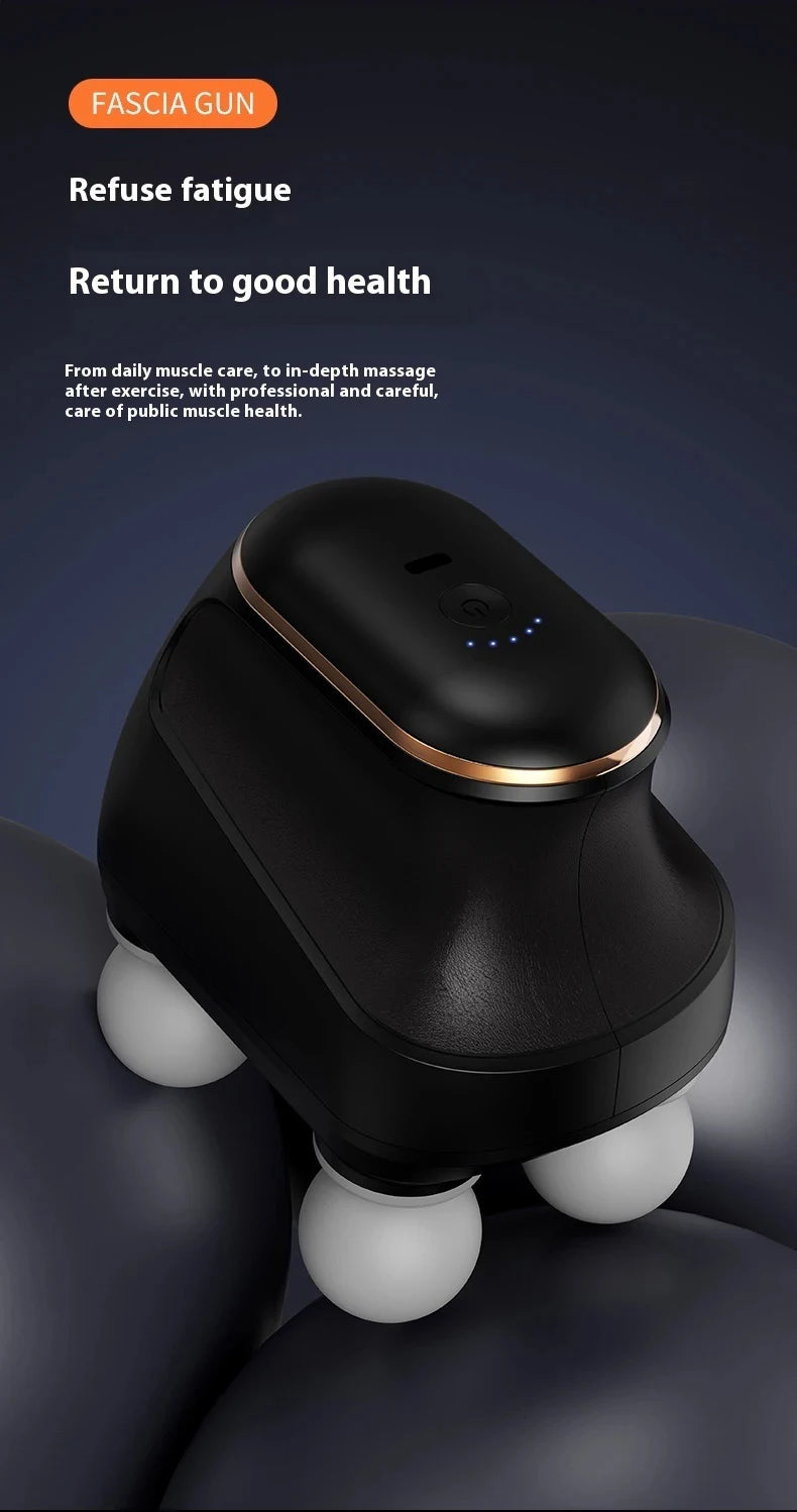 Portable Fascia  Muscle Massager  Four-head High Frequency Neck Shoulder Waist Massage Machine Professional Fascia Massage