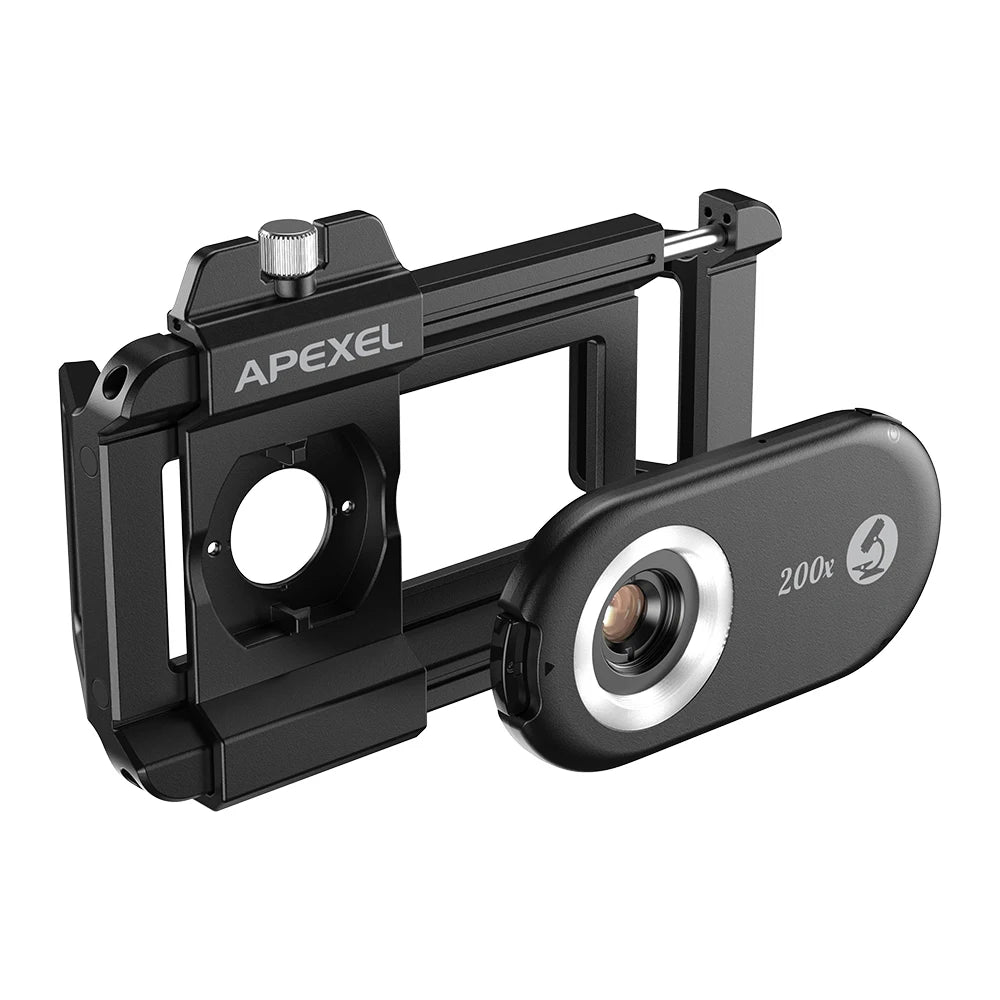 200X Smartphone Microscope Lens with LED Light