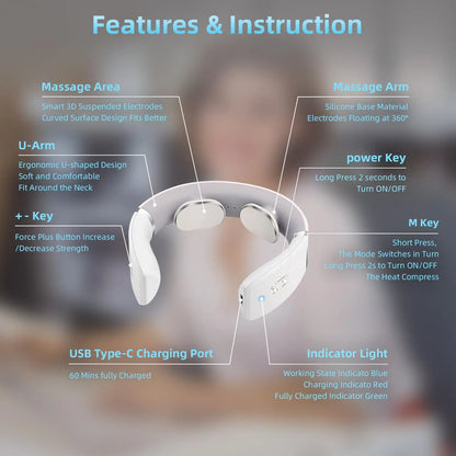 Heating Cervical Massager Charging