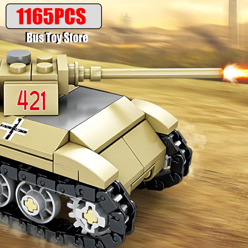 Aircraft Tank Aircraft Carrier MODERN EOLIPMENT MODERN WAR INFORMATION WW2 Military Model Building Blocks Bricks for Boy