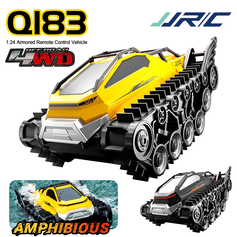 4WD RC Car 2.4G Amphibious 4 Wheel Remote Control Truck Climbing Off Road Waterproof Armored Vehicles 's Toys