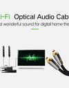 Coaxial SPDIF Cable Dolby 7.1 Soundbar 5.1 Digital Optical Audio Cable Toslink Fiber Cable for Amplifiers Player Xbox 360