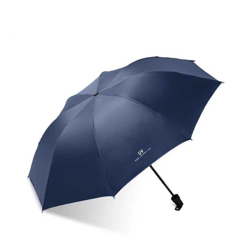 Compact Portable Folding Umbrella UV Protection Strong Wind Resistant Travel Rain Umbrella for Men and Women
