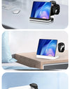 Wireless Charger Stand For iPhone 15 14 Samsung S23 S22 Ultra Fold Z Flip Galaxy Watch Active Buds Fast Charging Station Holder