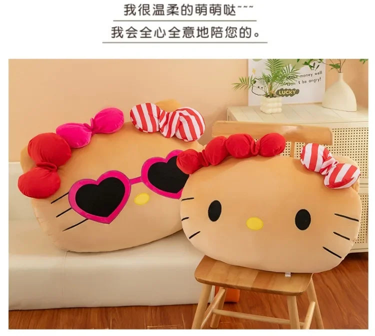 Black Cat Character Plush Stuffed Doll Pillow Toy