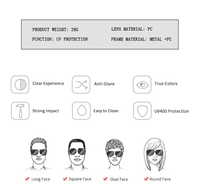 Oval Wooden Frame Sunglasses With UV400 Protection