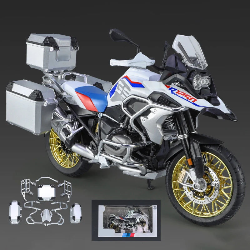 Diecast R1250 GS Adventure Motorcycle Model 1 to 9 Scale