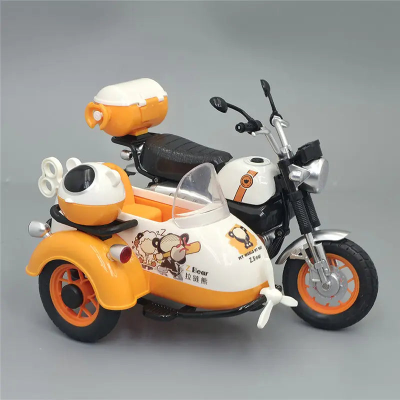Diecast Monkey Z50 Sidecar Motorcycle Model 1 to 8 Scale
