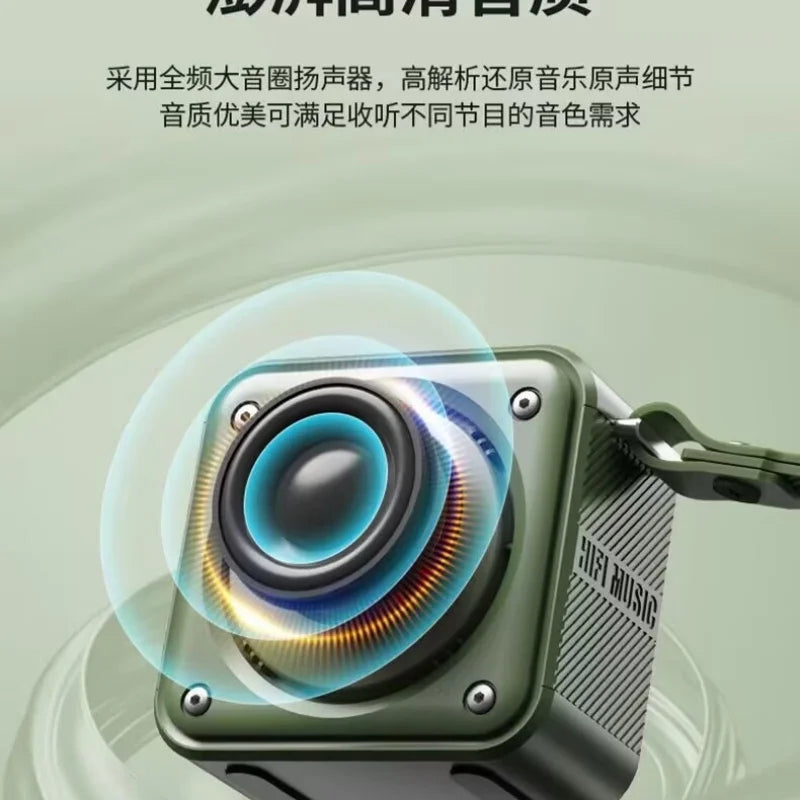 SANSUI U3 Portable Bluetooth Speaker with Deep Bass Supports TF Card USB FM AUX Hands Free Call for Outdoor Indoor Party