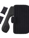Foldable Car Travel Bed PVC Flocking Inflatable Mattress For SUV Interior Accessories Portable Comfortable Sleeping Pad