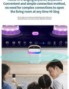 Y1 Wireless Dual Microphones Karaoke Machine KTV DSP System Bluetooth 5.3 PA Speaker HIFI Stereo Surround RGB Colorful LED Light