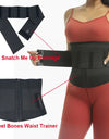 9 Steel Bones Waist Trainer Body Shaper Adjustable Belly Tummy Control Snatch Me Up Wrap Stretch Bands Slim Body Shaper Women