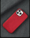for Magsafe Case Soft Suede Fur Car Leather Phone Case for iPhone 14 Pro Max 14Pro 14 Plus Magnetic Back Cover