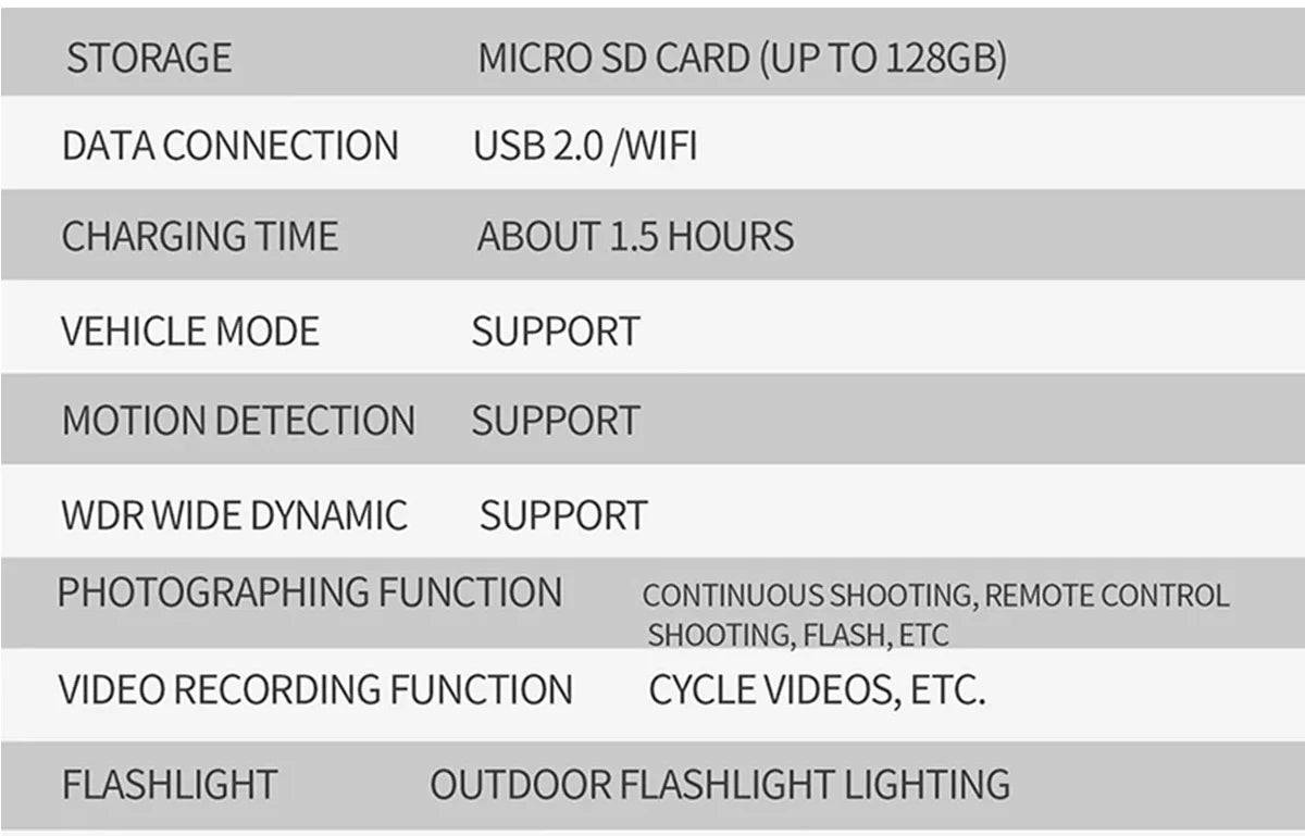 4K WiFi Action Camera with Remote Control Waterproof Sports Camera 170 Degree Wide Angle Helmet and Bicycle Recording Device