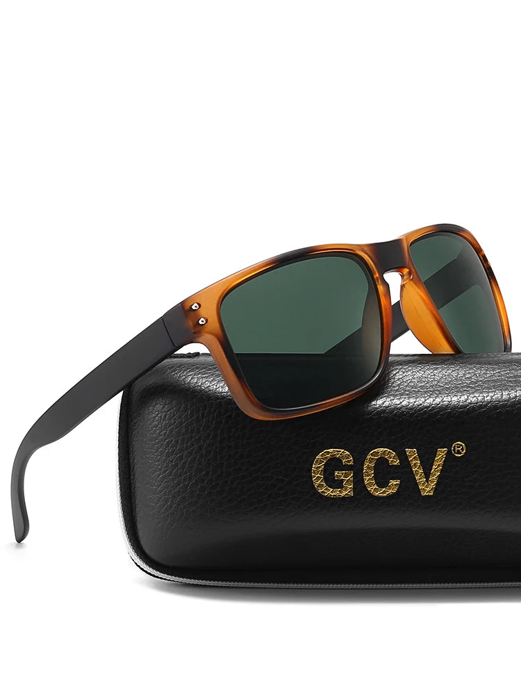 Retro Wrap Photochromic Polarized UV400 Sunglasses for Men Women Casual Fashion Eyewear