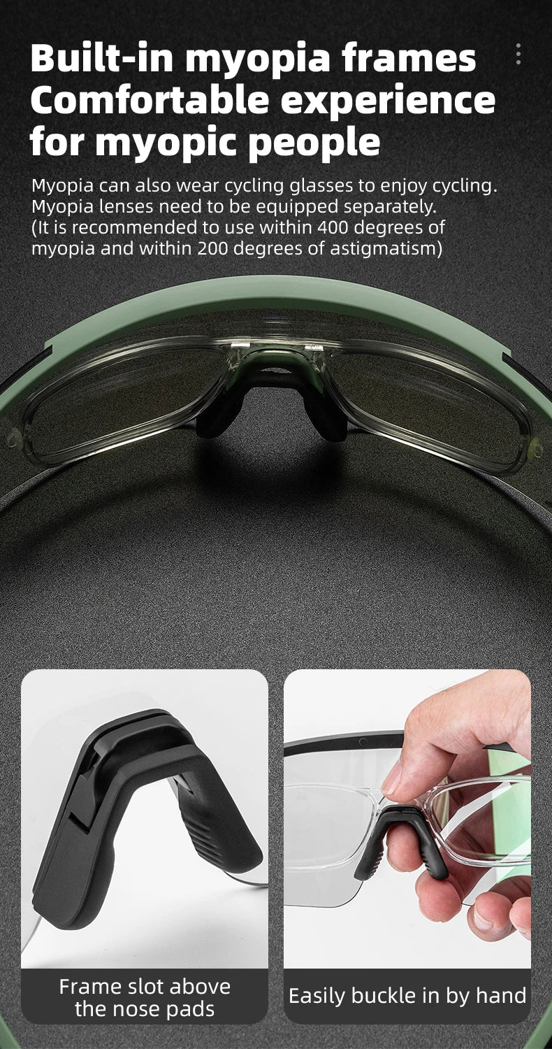 Bicycle Glasses Polarized / Photochromic Lens Bike Sunglasses Men Women UV400 Sports MTB Road Cycling Goggles Glasses