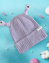 Glowing Little Monster Knit Hat Portable Children Winter Hat Kids for Running Backpacking Skating Camping Outdoor