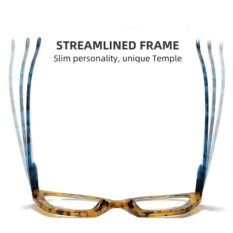 Retro Reading Glasses Butterfly Shaped Anti Blue Light Design Glasses Women Fashion Spring Eyeglasses Legs Reading Glass