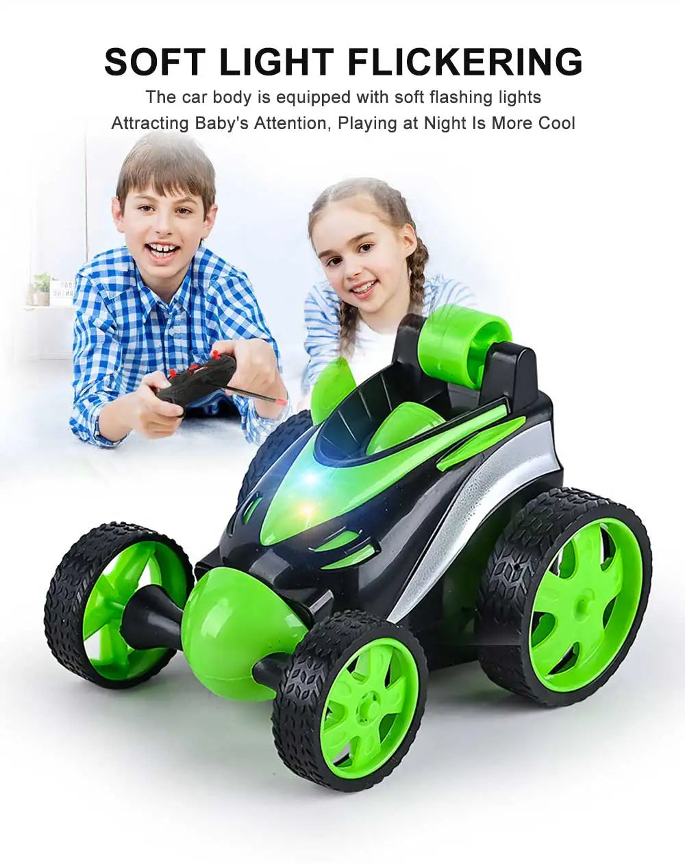 Remote Control Car - Rc Stunt Car for Boy Toys, 360 Degree Rotation Racing Car, Rc Cars Flip and Roll, Stunt Car Toy for s