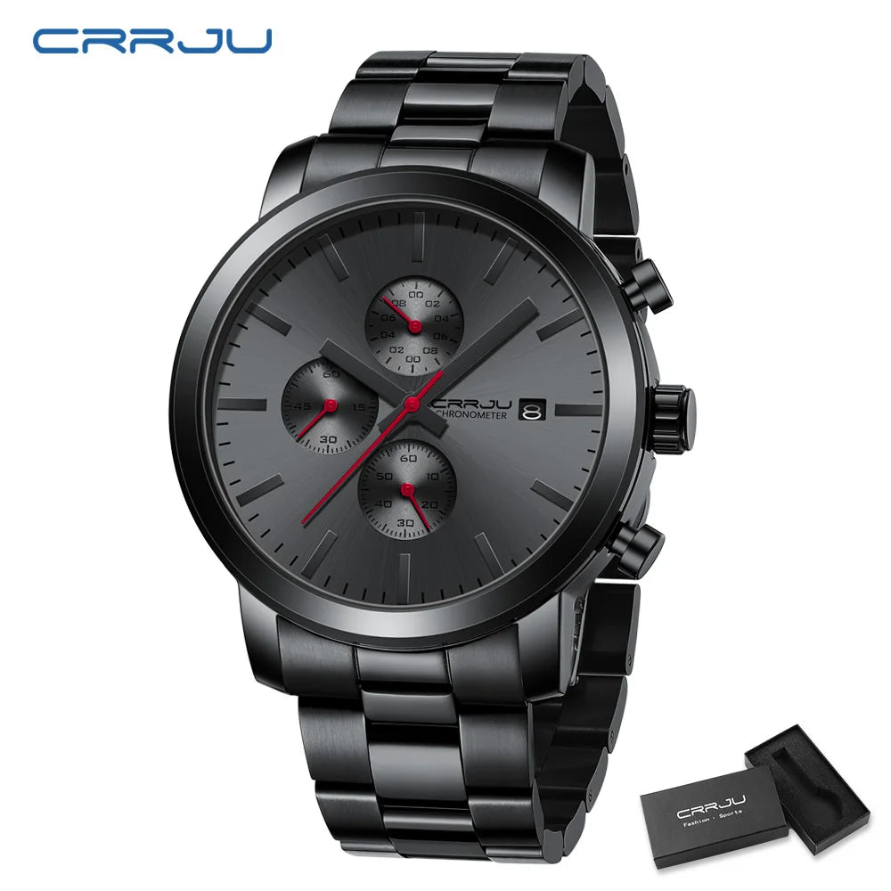 Luxury Man Watch High Quality Waterproof Chronograph Wristwatch Quartz Casual Clock relogio masculino