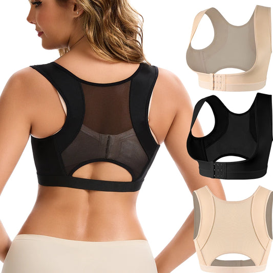 Women Shapewear Top with Built-in Bra & Posture Corrector