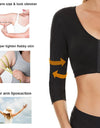 Womens Arm Shaper Tops Slimmer Compression Half Sleeves Post Surgery Posture Corrector Shapewear
