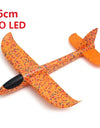 48cm LED DIY Kids Toys Hand Throw Flying Glider Planes Foam Aeroplan Model Party Bag Fillers Flying Glider Plane Toys Kids Game