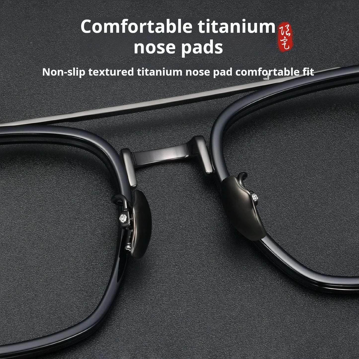 Luxury Lightweight Titanium Pilot Double Bridge Eyeglasses Frames