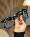 Luxury Acetate Spectacle Frame Fashion Retro Square Eyeglasses Optical Prescription Frames