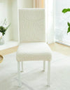 1PC Elastic Dining Room Chair Cover Jacquard Kitchen Chair Slipcovers Seat Covers Removable for Hotel Wedding Banquet Home