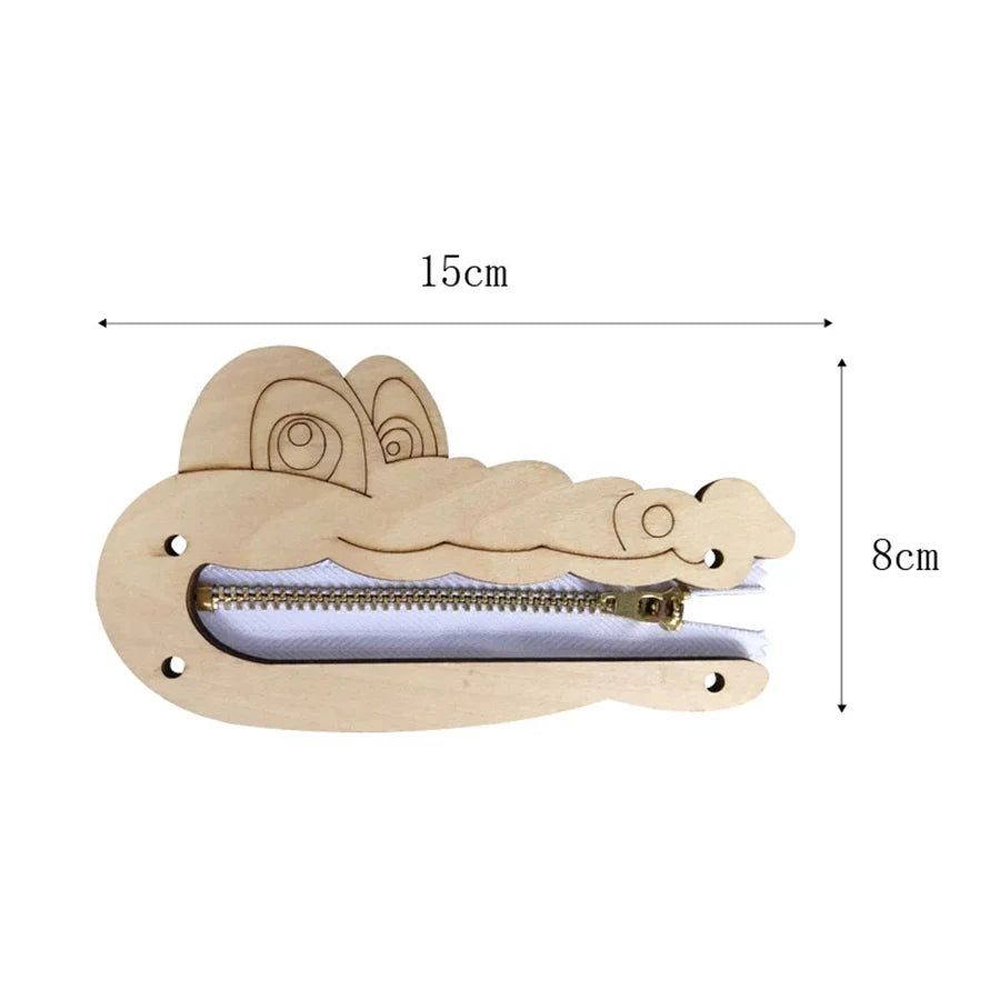 Montessori Busy Board DIY Accessories Wooden Toys Busyboard  Fine Motor Skills Activity Board Educational Toys for