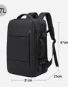 Expandable Men's Backpack Waterproof 17.3 in Laptop Backpack Man Large Capacity Hiking Travel Bag Male Backpacks