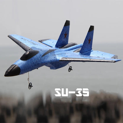 2.4G Radio Control Glider RC Foam Aircraft SU35 FX622 Plane Remote Control Fighter Plane Glider Airplane Boys Toys for Children